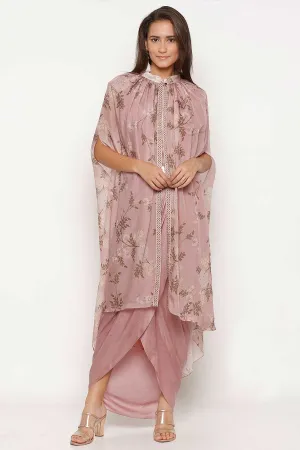 Drape Dress & Cape Co-Ord Set