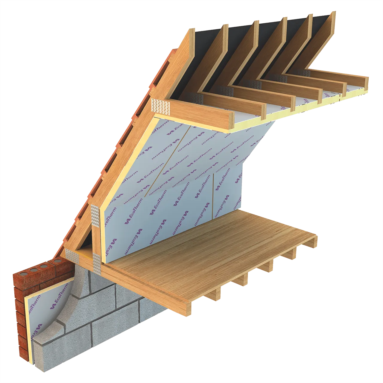 Ecotherm Eco-Versal PIR Insulation Board | 2400mm x 1200mm (All Sizes)