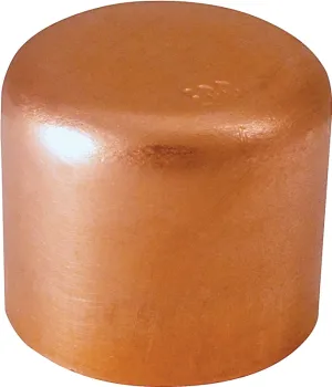 Elkhart Products 30622 Tube Cap, 1/4 in, Sweat, Wrot Copper :EA: QUANTITY: 1