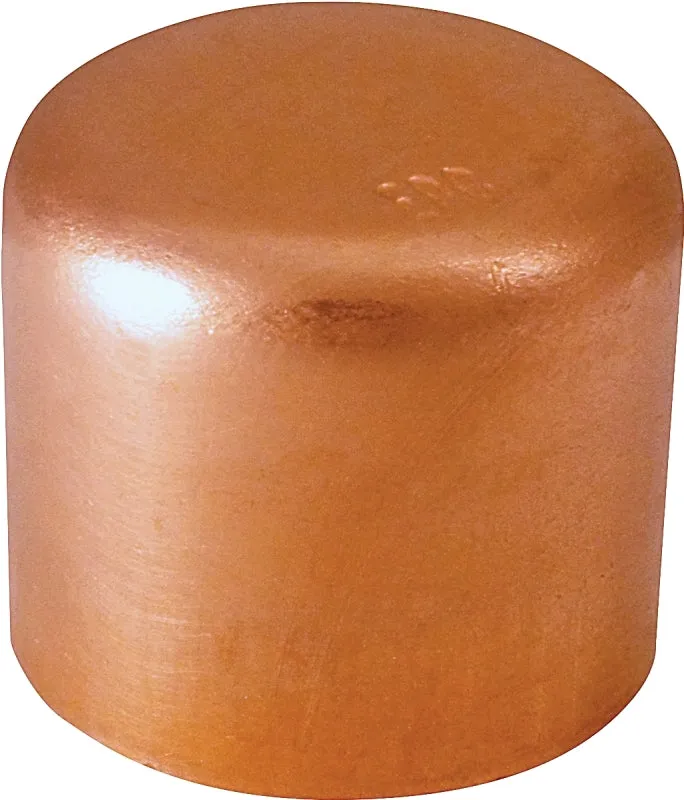 Elkhart Products 30622 Tube Cap, 1/4 in, Sweat, Wrot Copper :EA: QUANTITY: 1