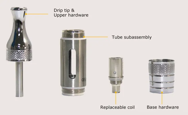 ET-S & CE5 BVC Clearomizer Tanks by ASPIRE