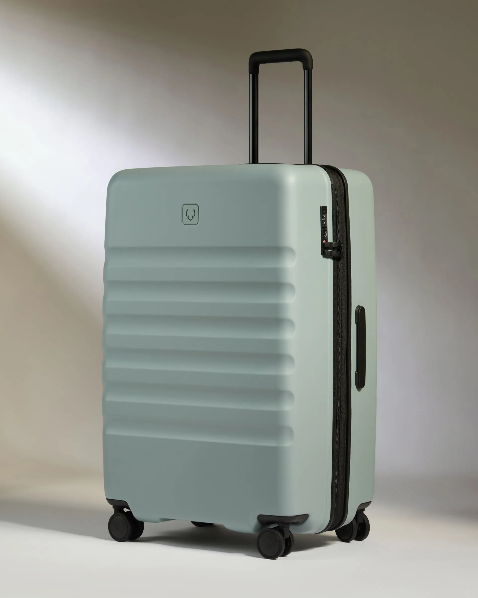 Expander Cabin Suitcase Set  in Mist Blue - Icon Stripe