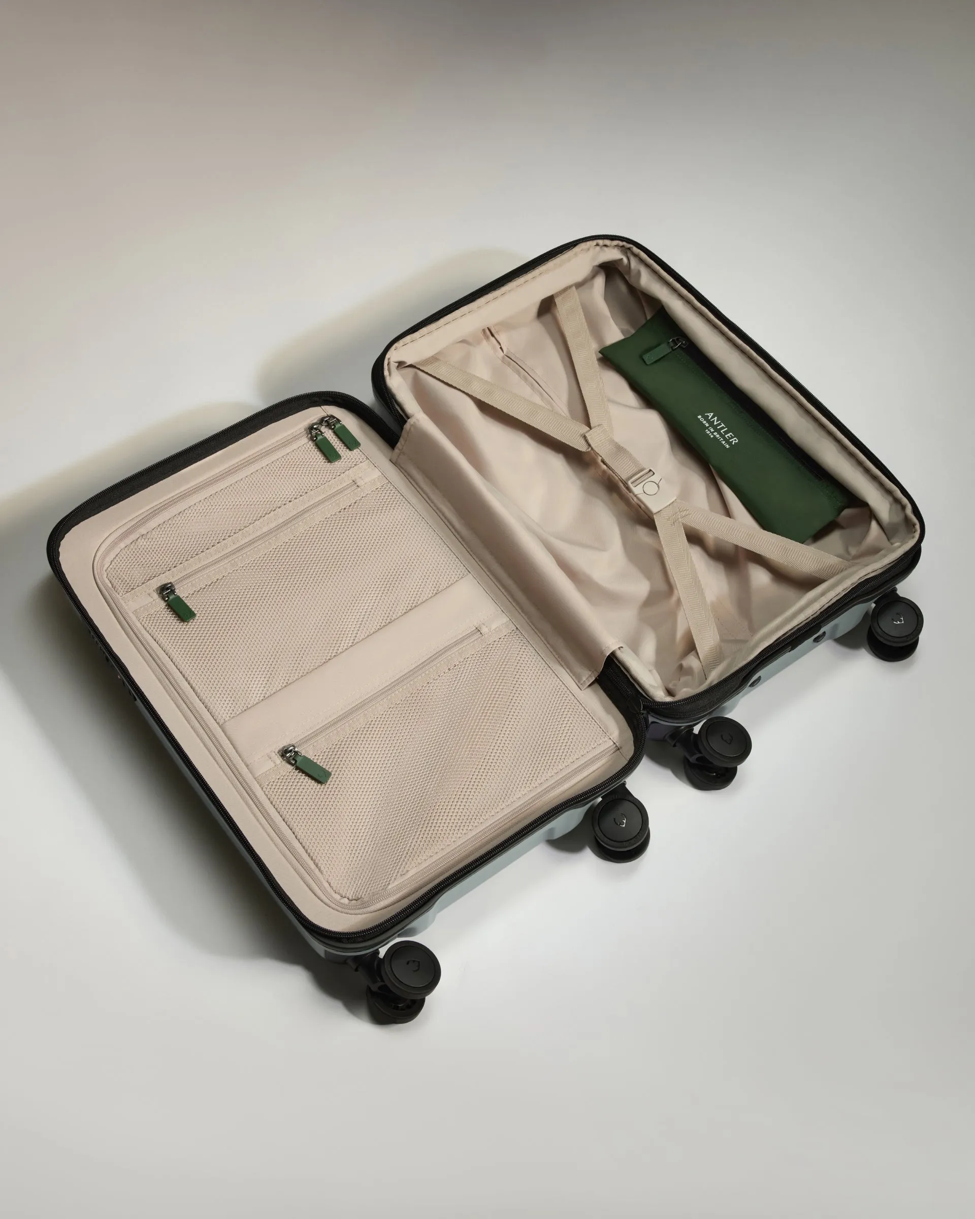 Expander Cabin Suitcase Set  in Mist Blue - Icon Stripe