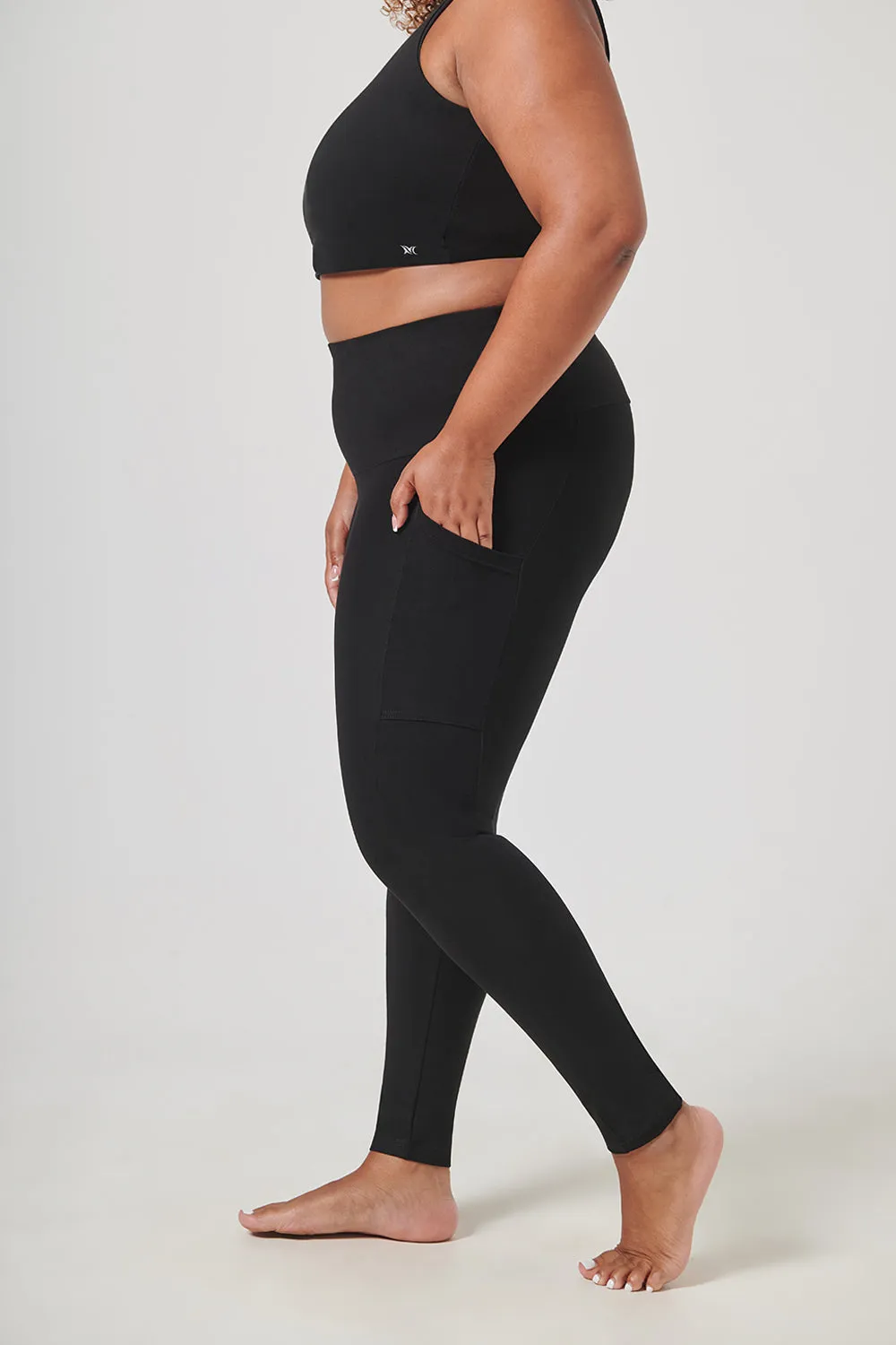 Extra Strong Compression Tummy Control Pocket Leggings USA SIZING