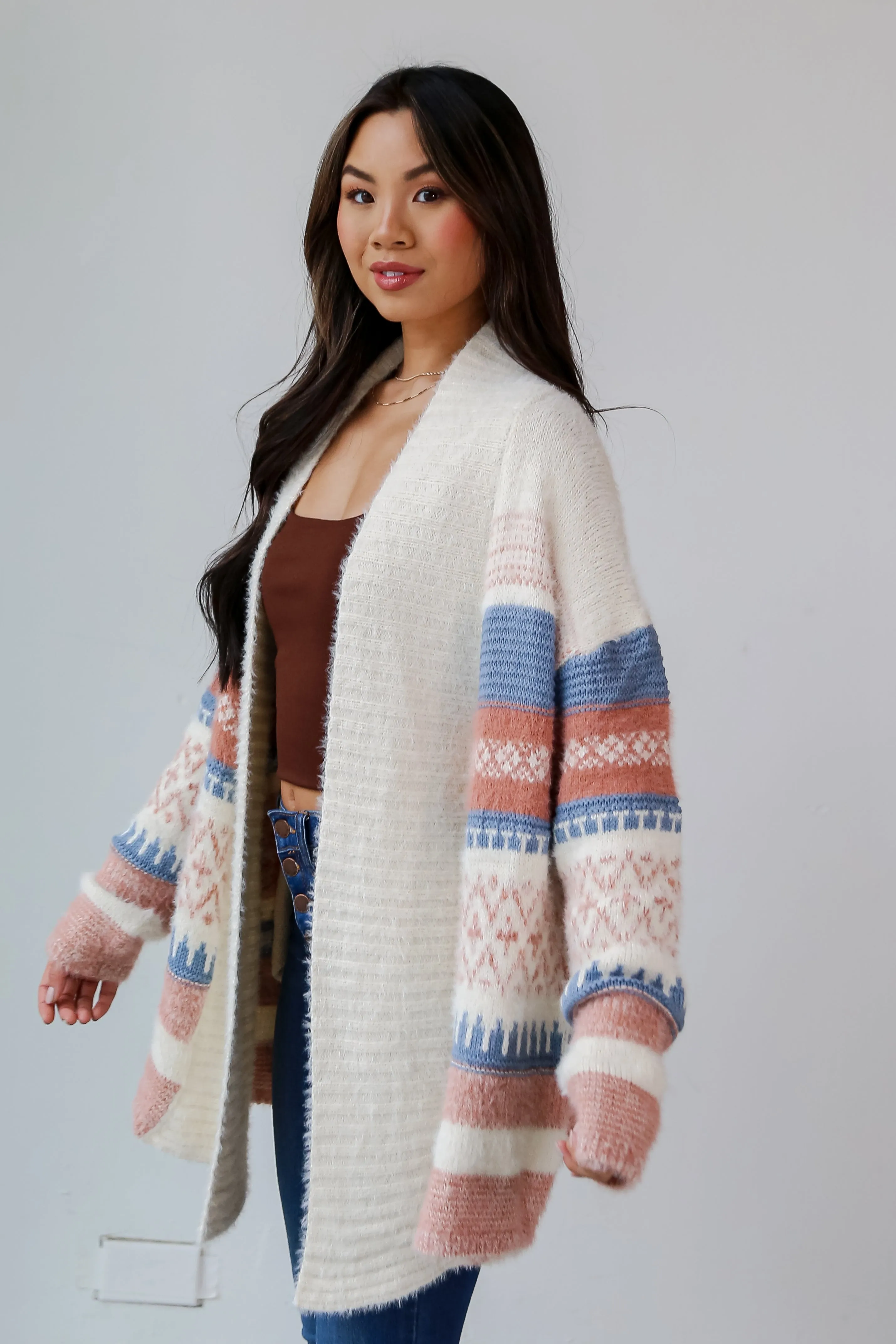 FINAL SALE - Chilly Day Charisma Beige Cardigan