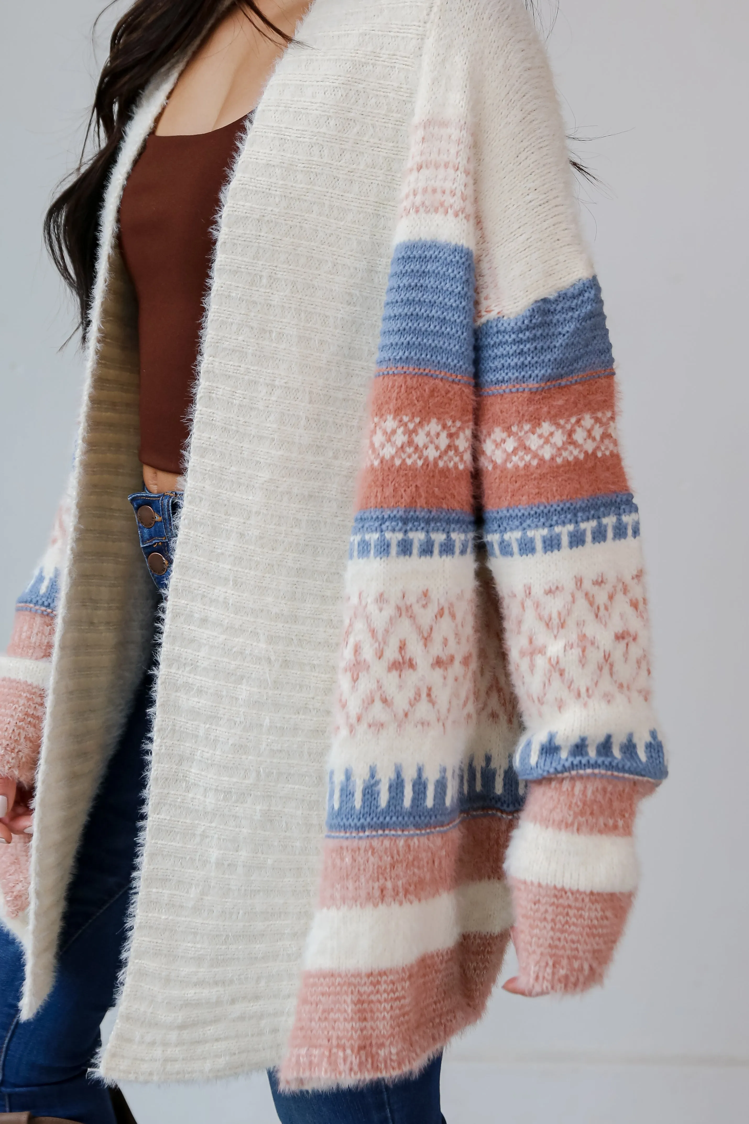 FINAL SALE - Chilly Day Charisma Beige Cardigan