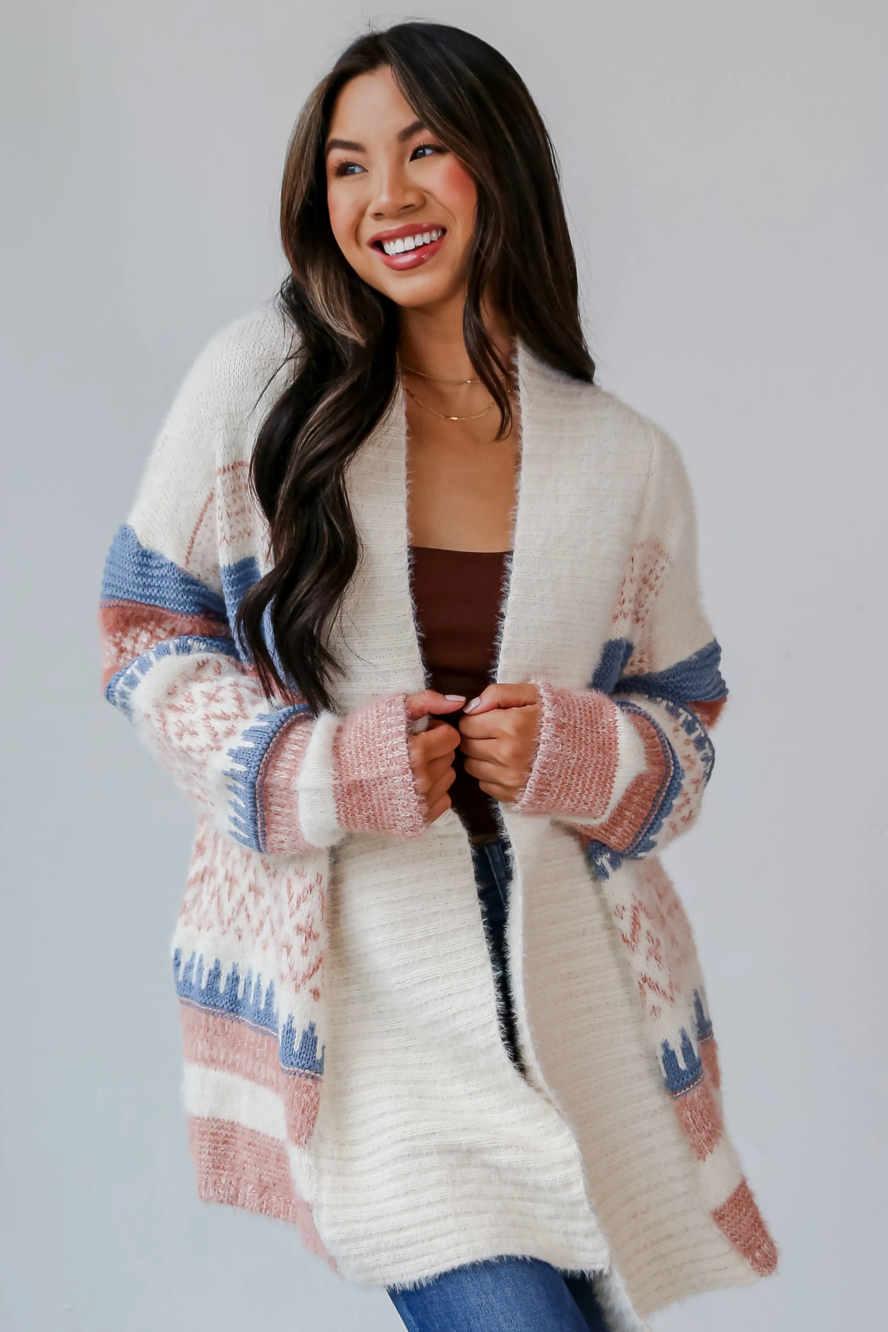 FINAL SALE - Chilly Day Charisma Beige Cardigan
