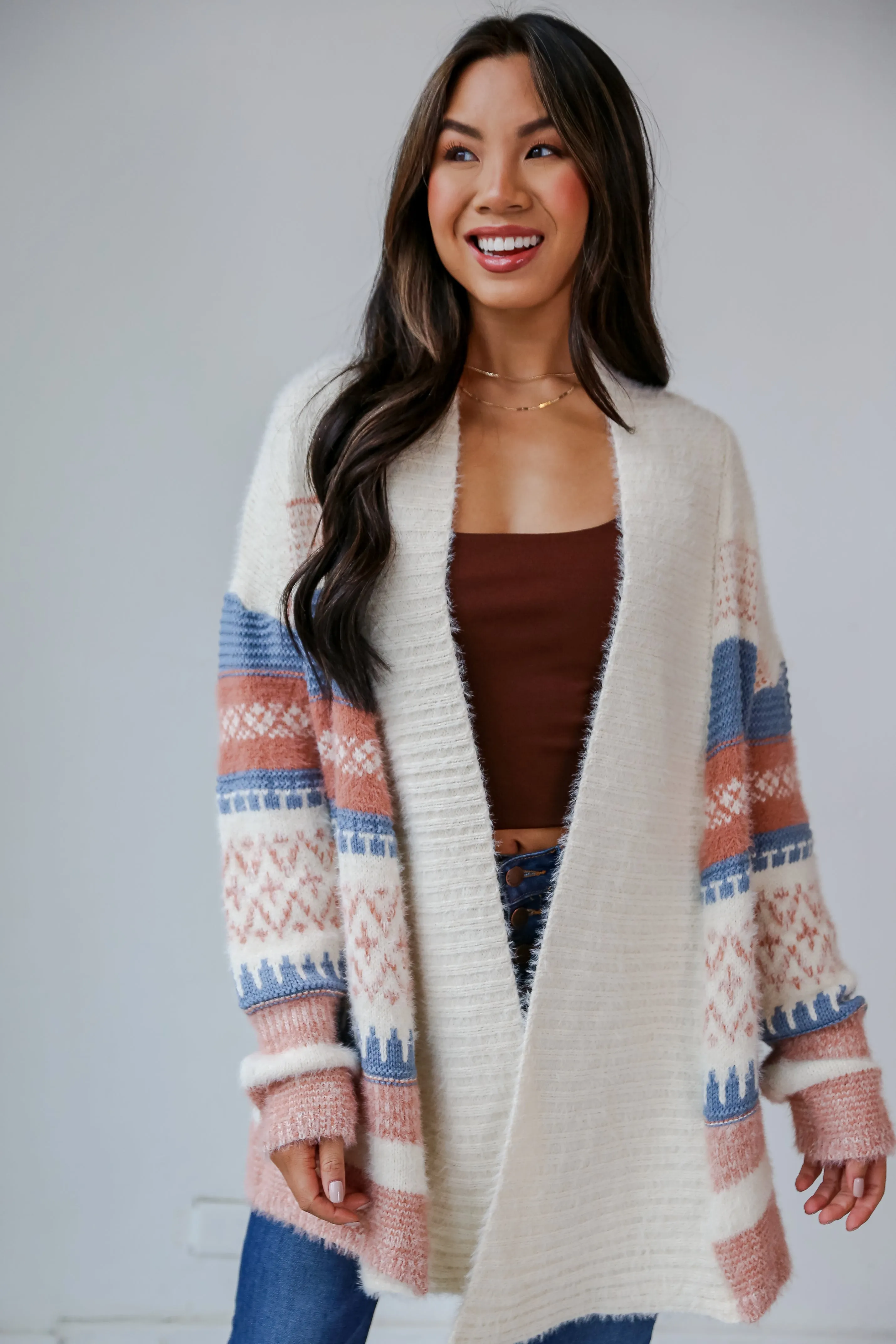 FINAL SALE - Chilly Day Charisma Beige Cardigan