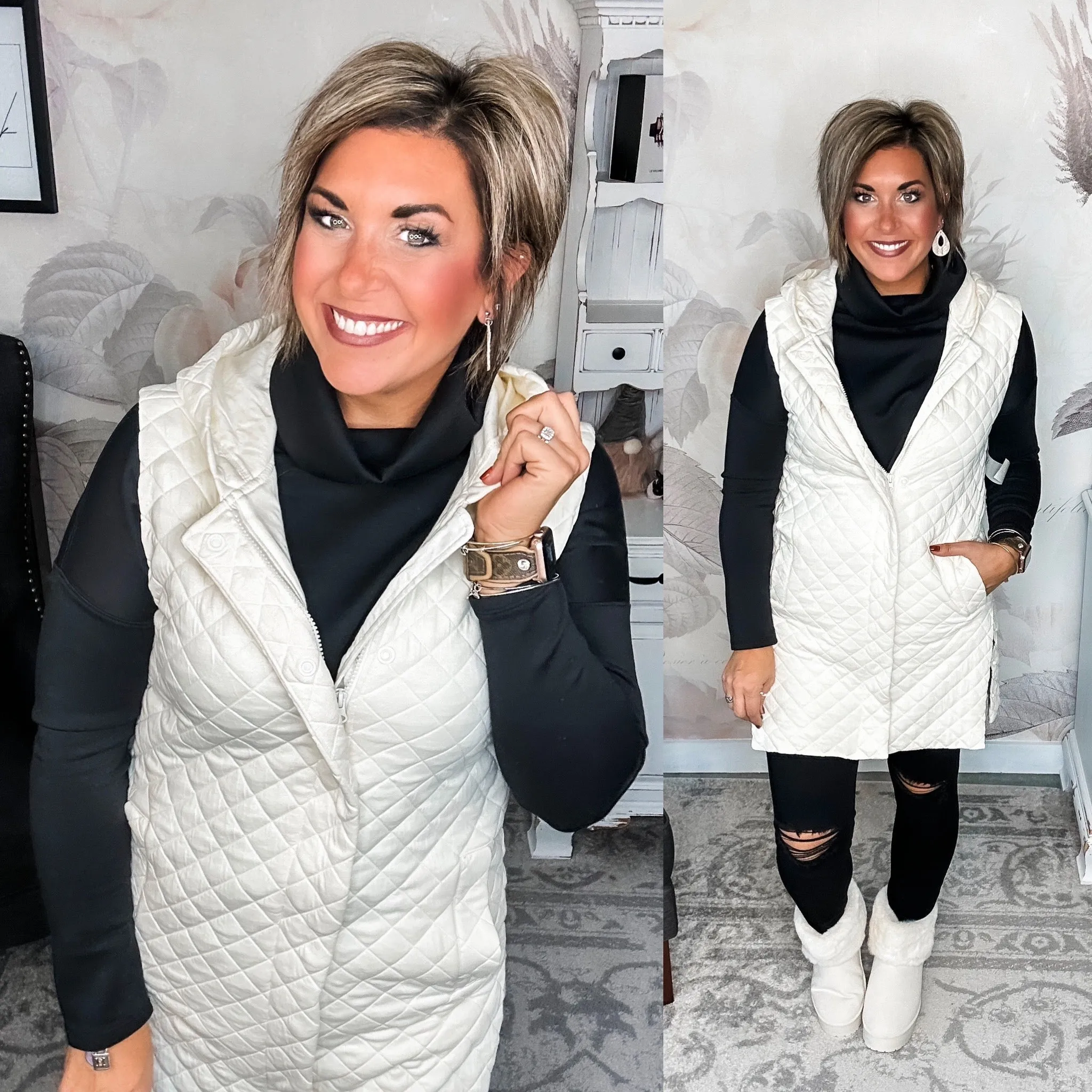 Gonna Move On Quilted Vest