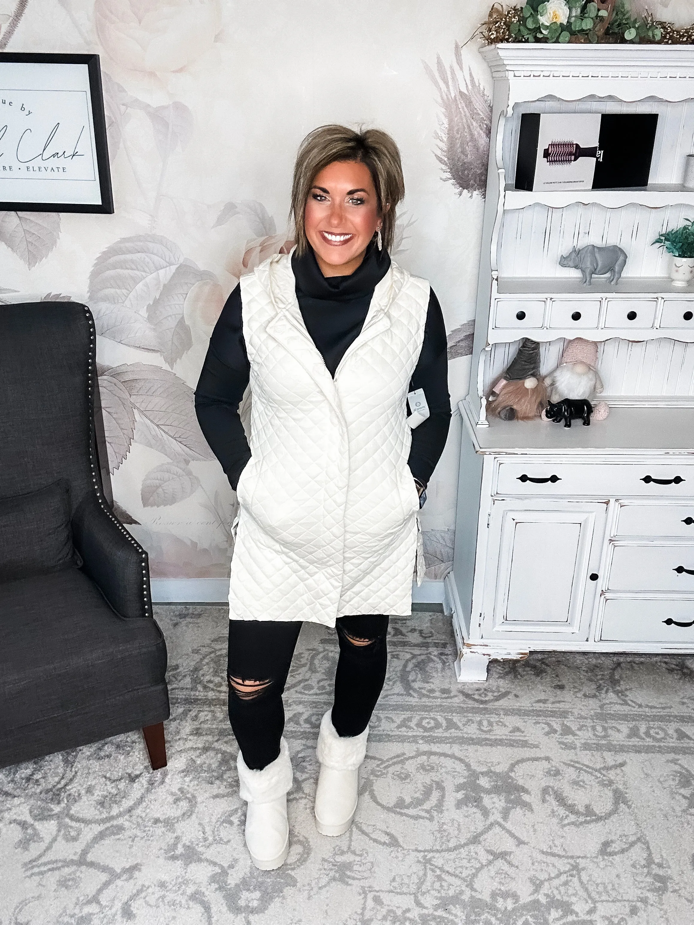 Gonna Move On Quilted Vest