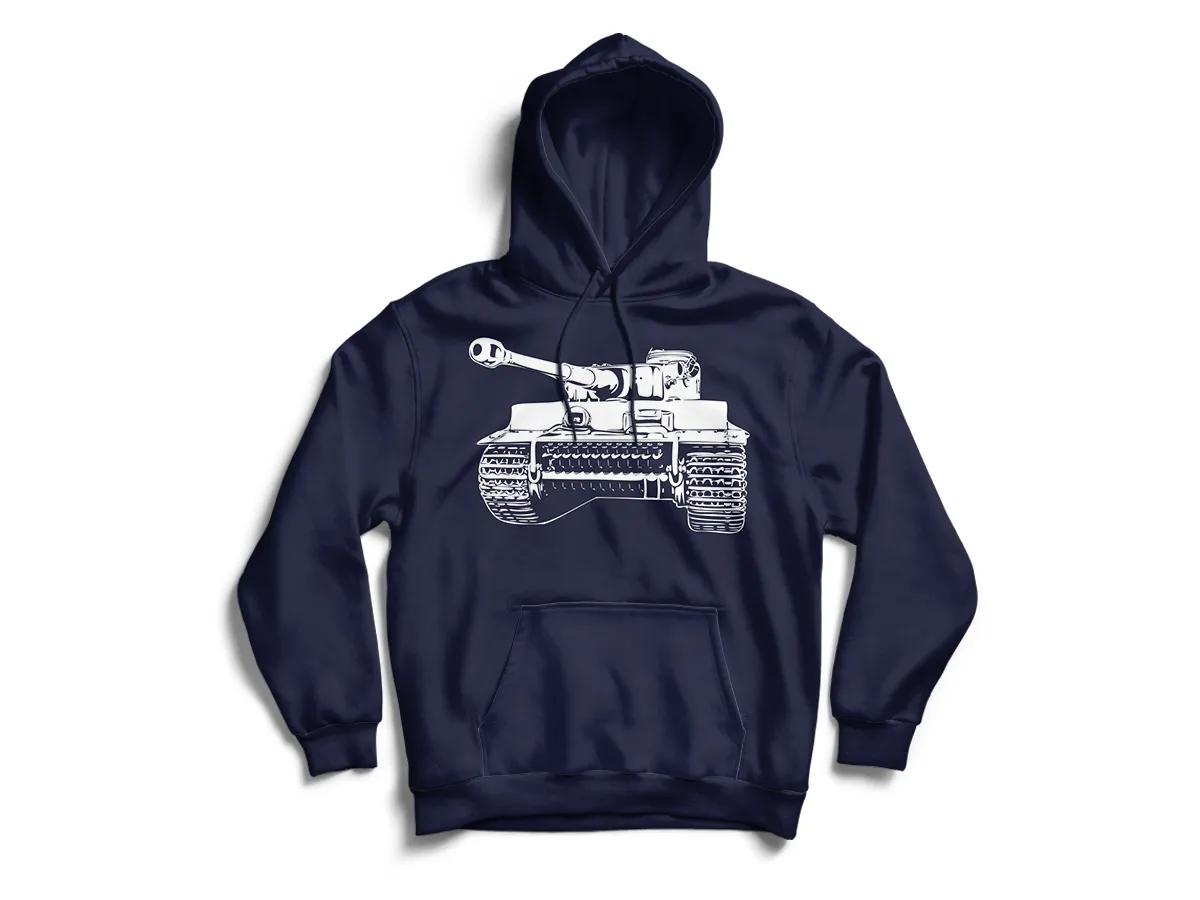Graphic Tiger Hoodie - Navy