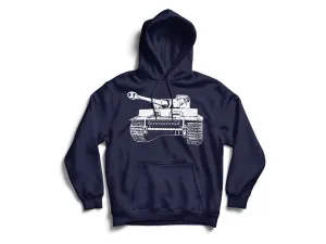 Graphic Tiger Hoodie - Navy