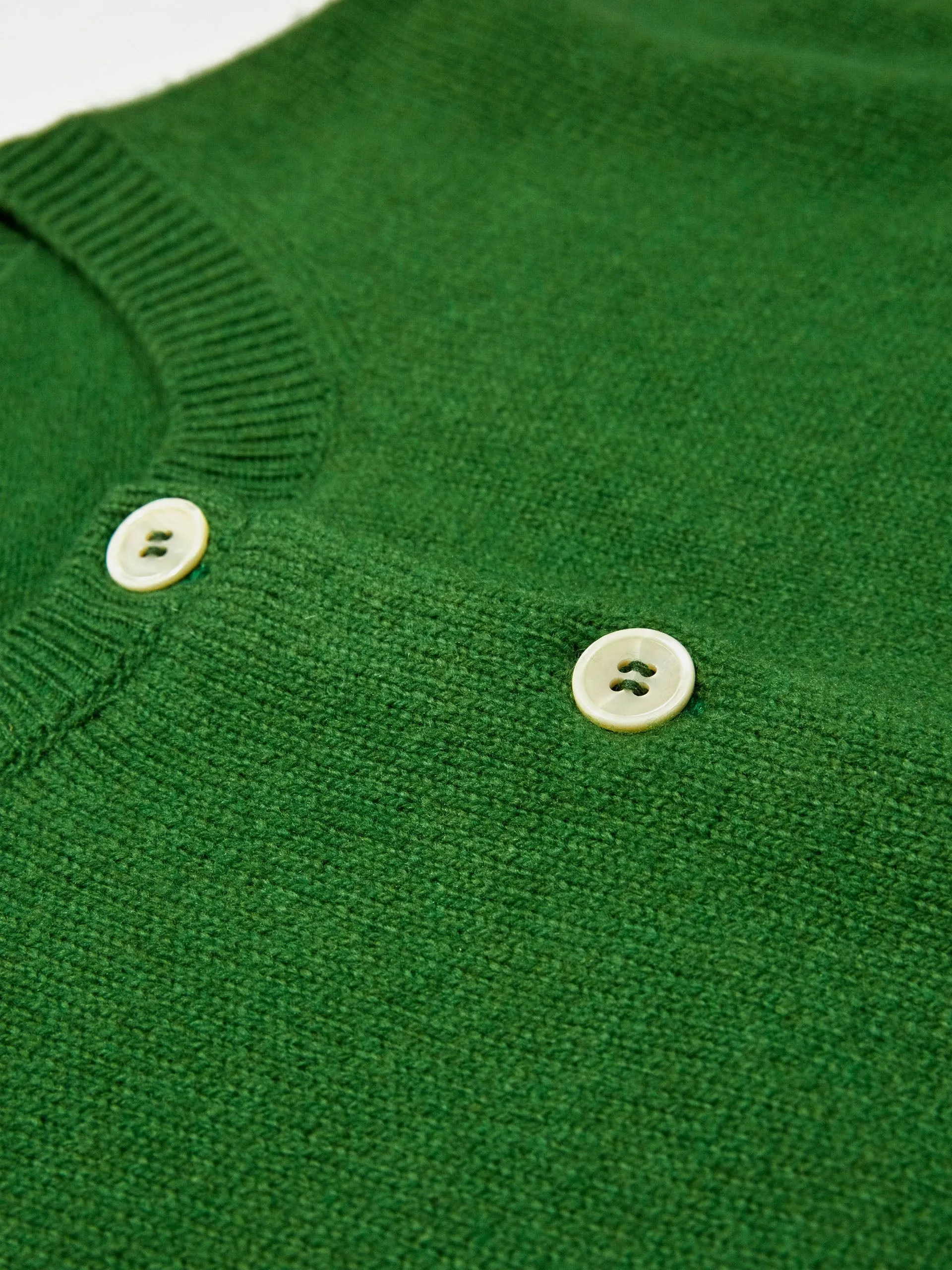 Green Geelong Ada crewneck cardigan