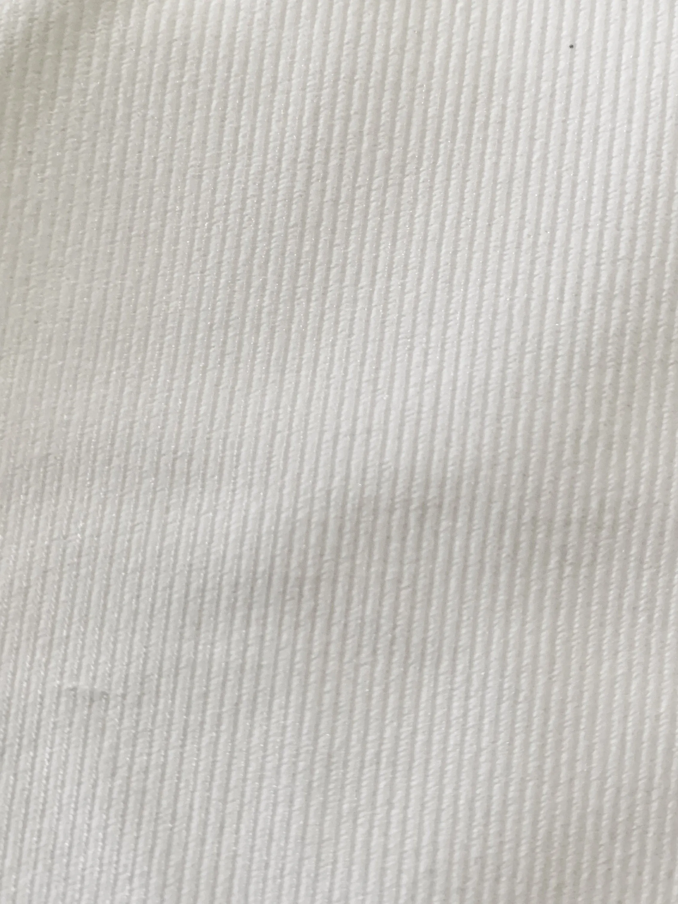 Hi-Rise Square Pocket Biker Short - White Rib Pattern