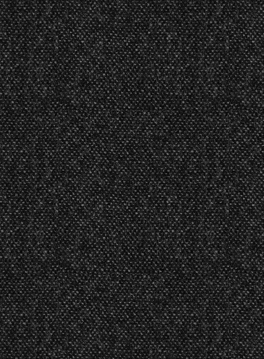 Highlander Heavy Charcoal Bedford Tweed GQ Overcoat