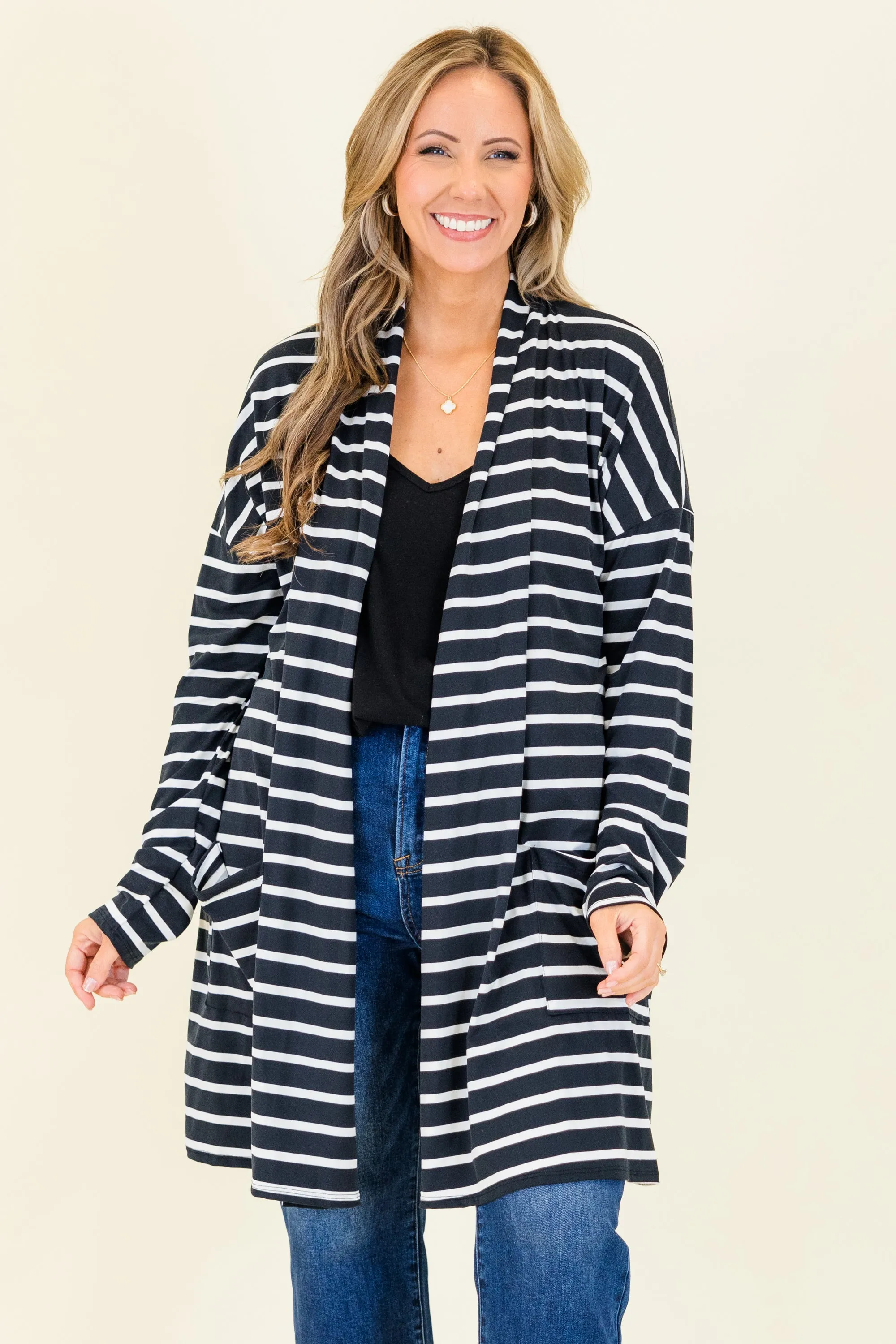 I Wanna Know Cardigan, Black