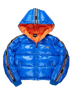 Jackey Royal Blue Puffer Jacket