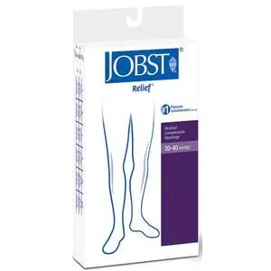 Jobst Relief 114632 Closed Toe Knee High Extra Firm Compression Stockings, 1 Pair