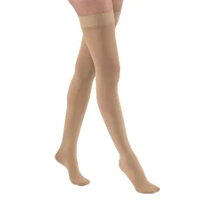 JOBST Relief 30-40 mmHg Compression Stockings, Thigh High Silicone Band, Closed Toe
