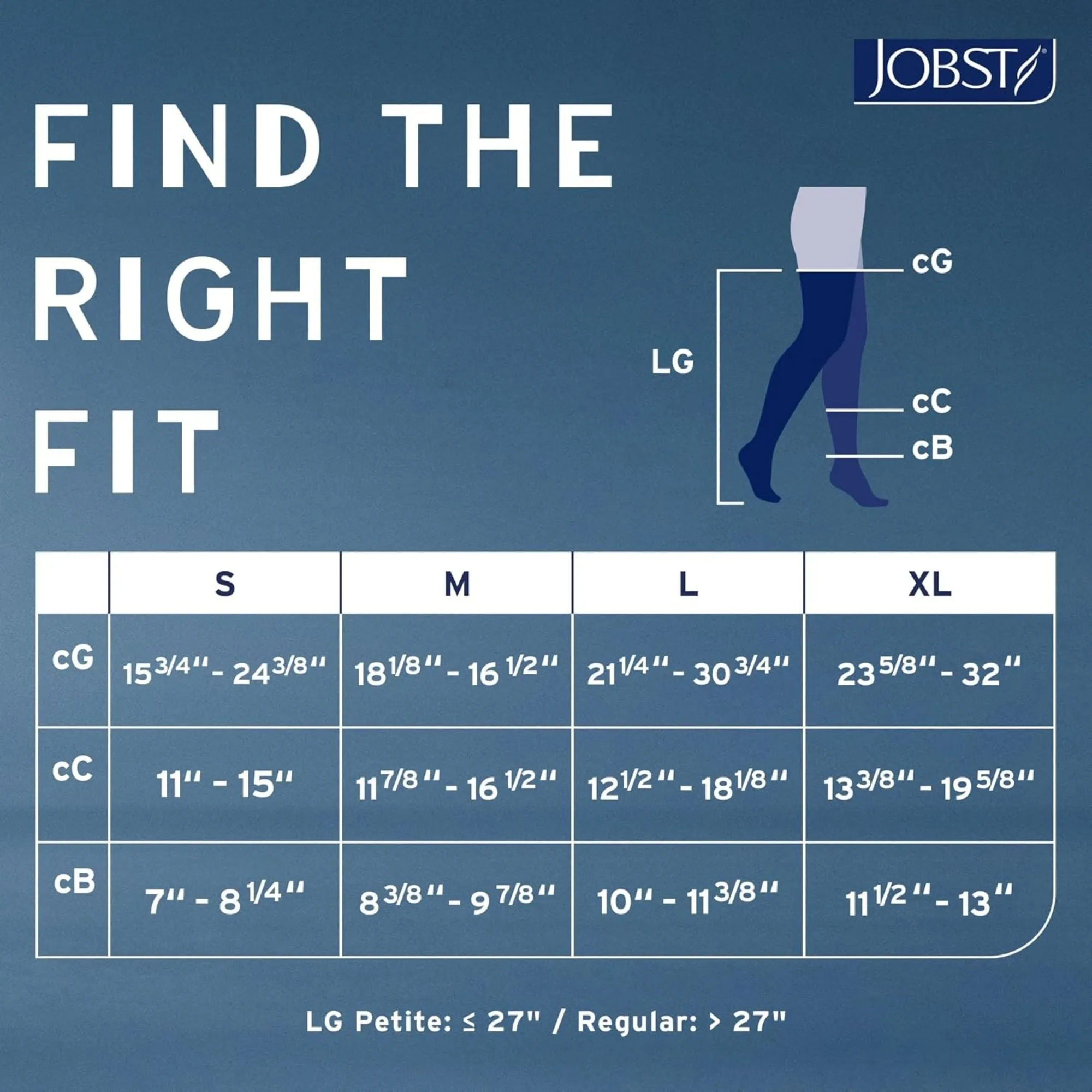 JOBST Relief 30-40 mmHg Compression Stockings, Thigh High Silicone Band, Closed Toe