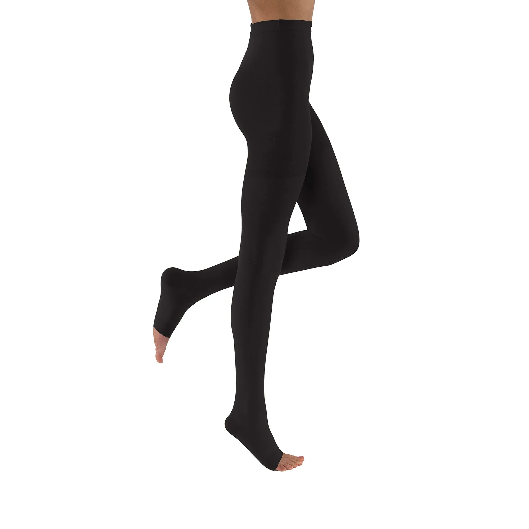 JOBST Relief 30-40 mmHg Compression Stockings, Waist High Pantyhose, Open Toe
