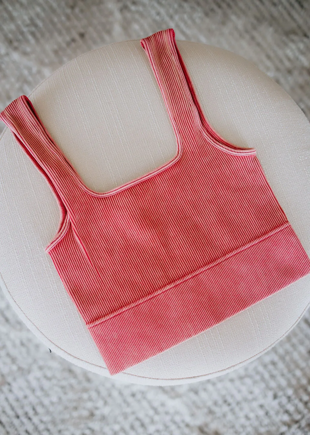 Kae Ribbed Crop Tank