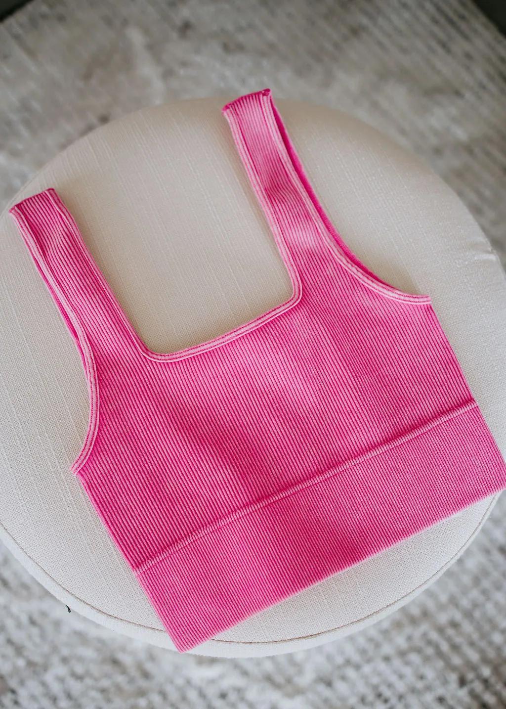 Kae Ribbed Crop Tank