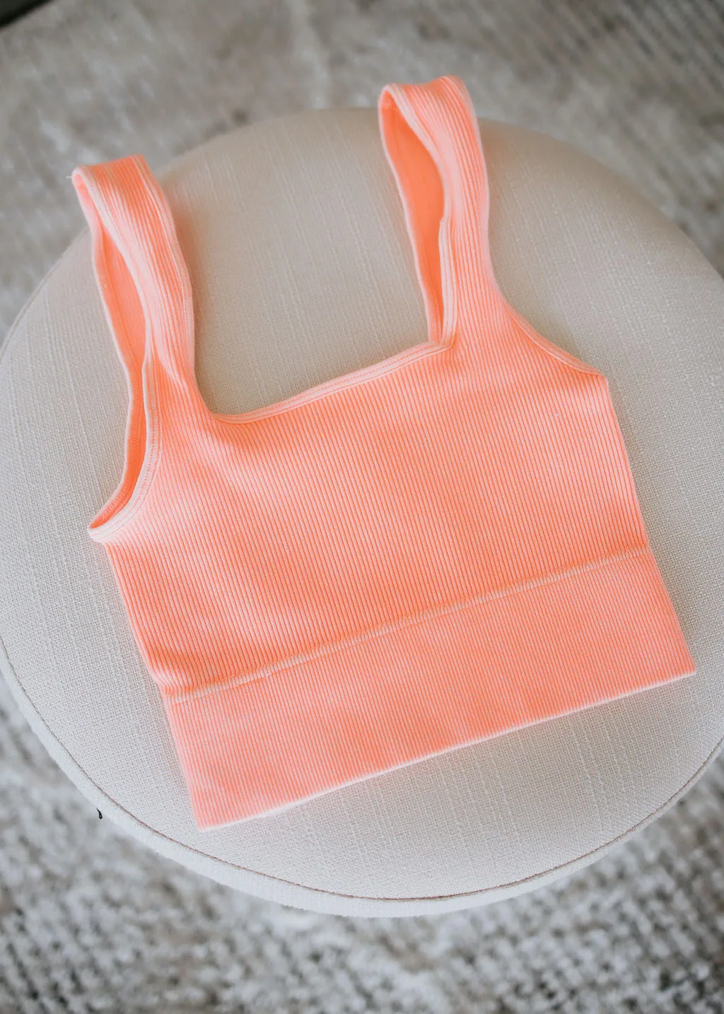 Kae Ribbed Crop Tank