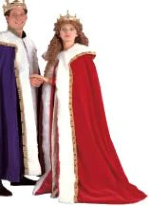 King's or Queen's Cape / Medieval Regency Cape with Train