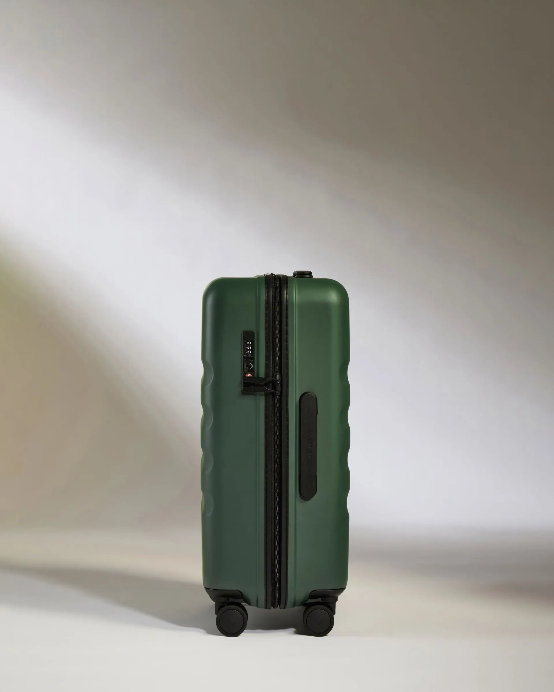 Large Cabin Suitcase in Antler Green - Icon Stripe
