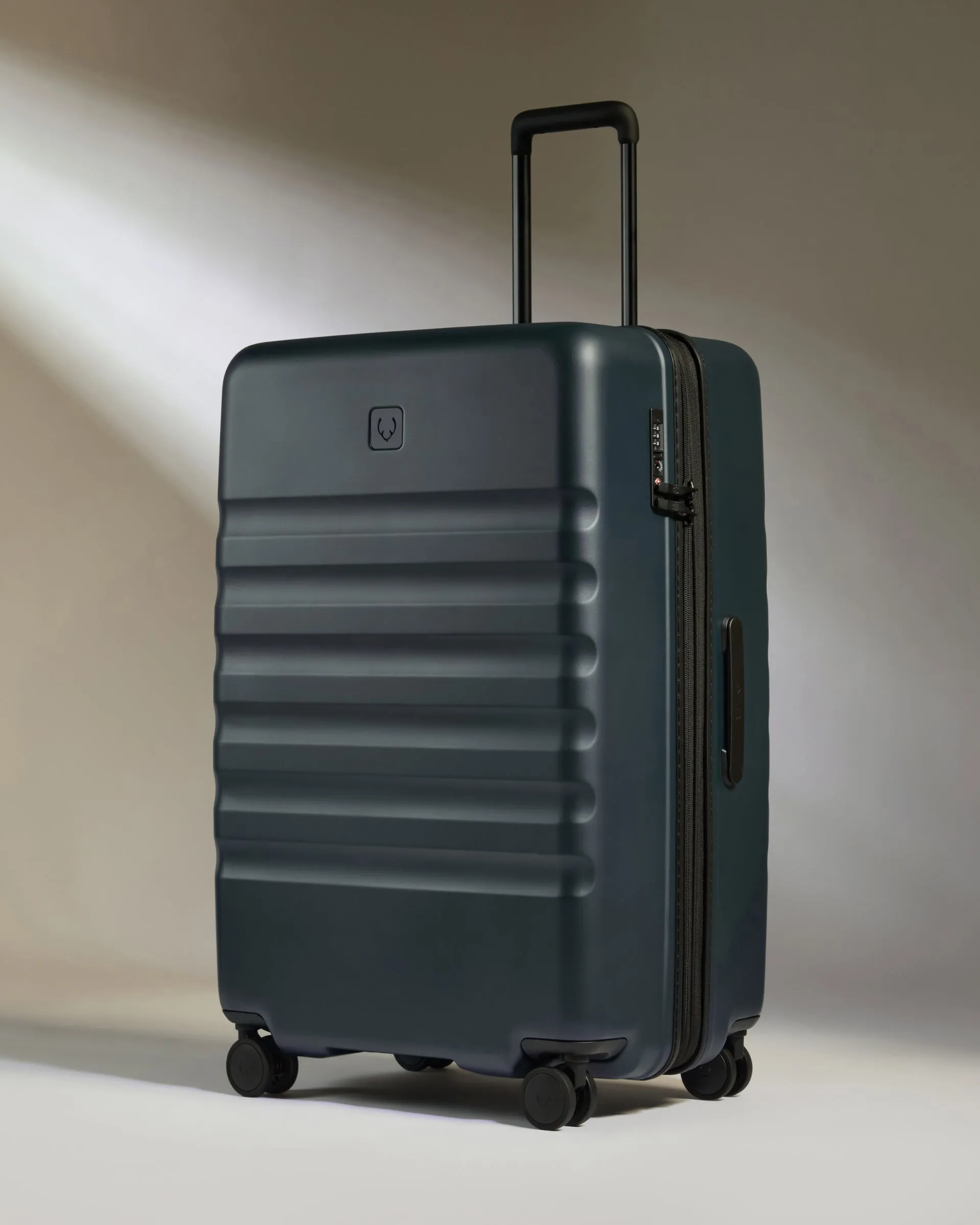 Large Cabin Suitcase Set in Indigo Blue - Icon Stripe