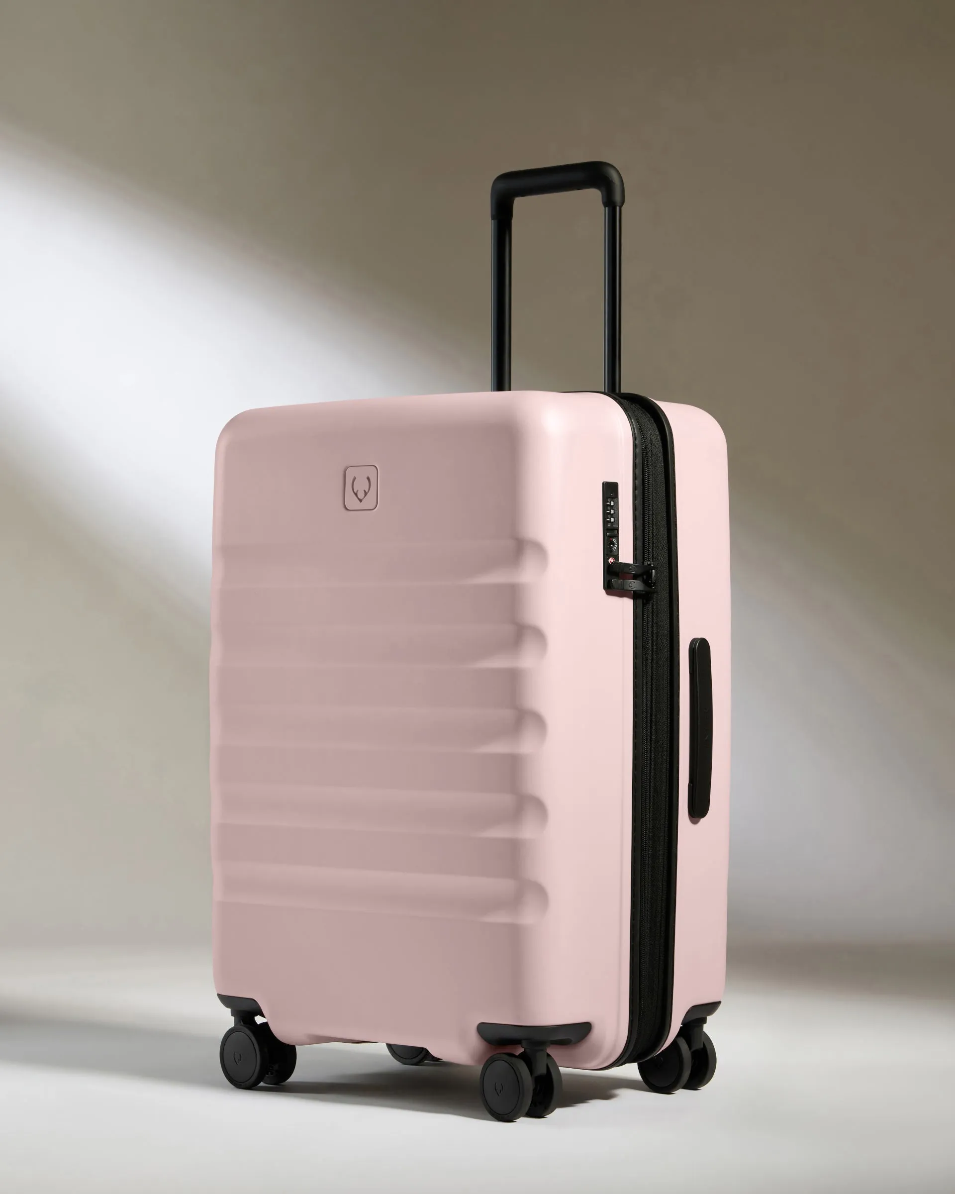 Large Cabin Suitcase Set in Moorland Pink - Icon Stripe