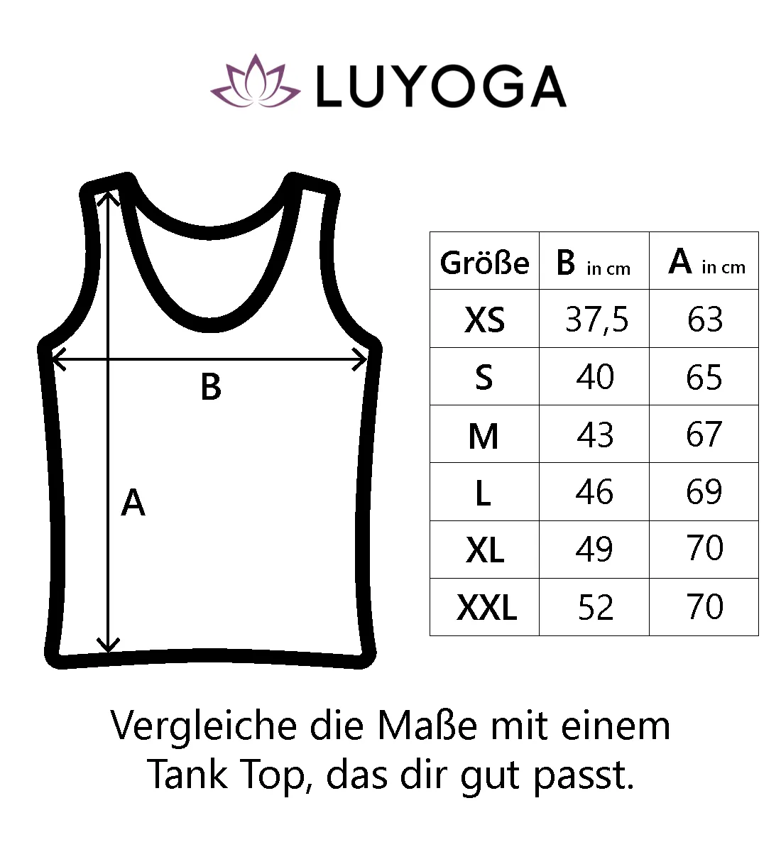 Liebe dich selbst 100% Bio Tank Top