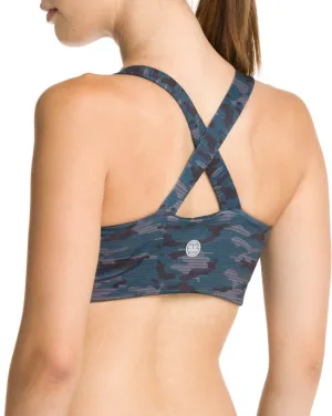 London Sports Bra Camo Teal