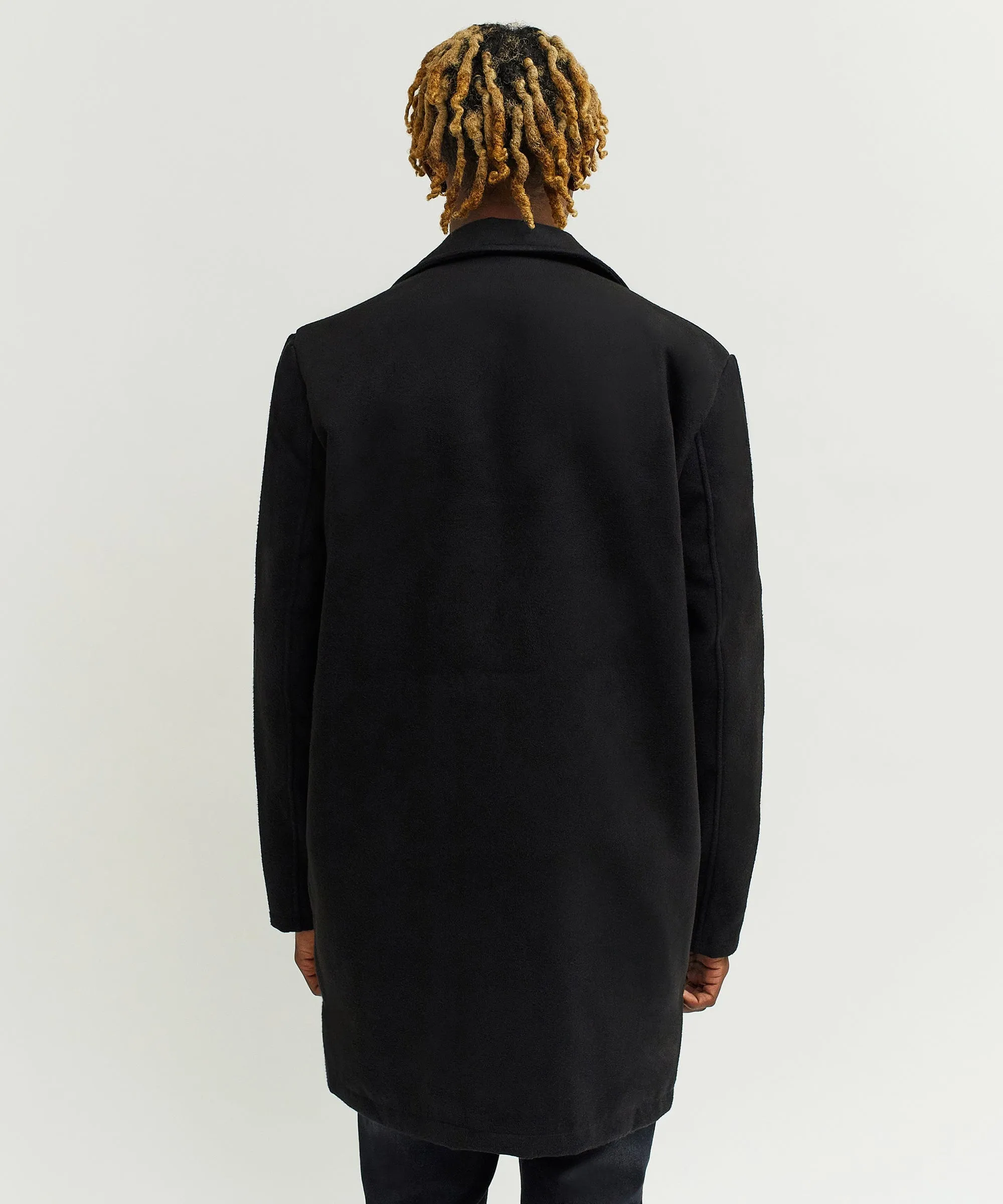 Lumberjack Color Block Plaid Overcoat