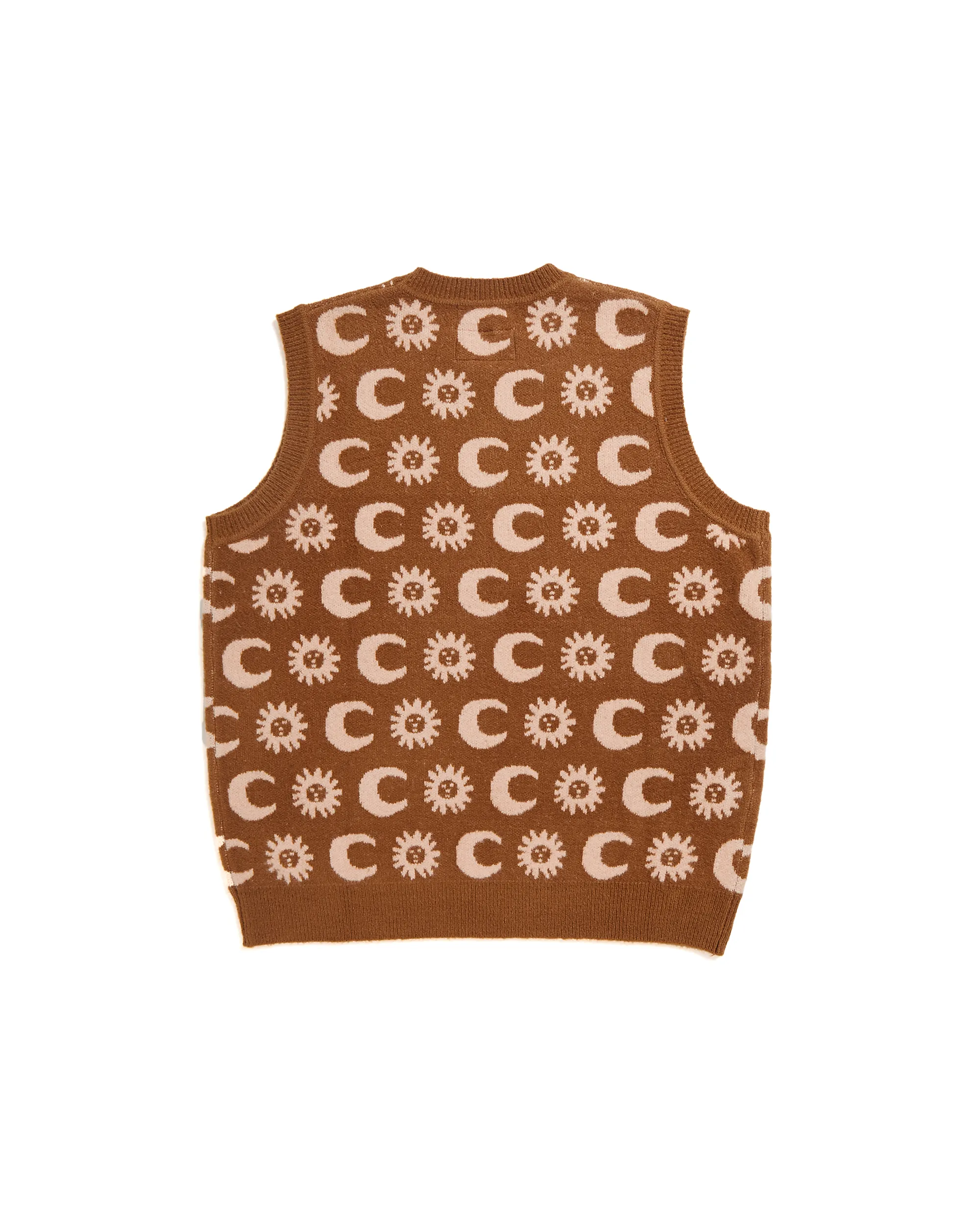 Lunisolar Pullover Vest - Brown / Pink
