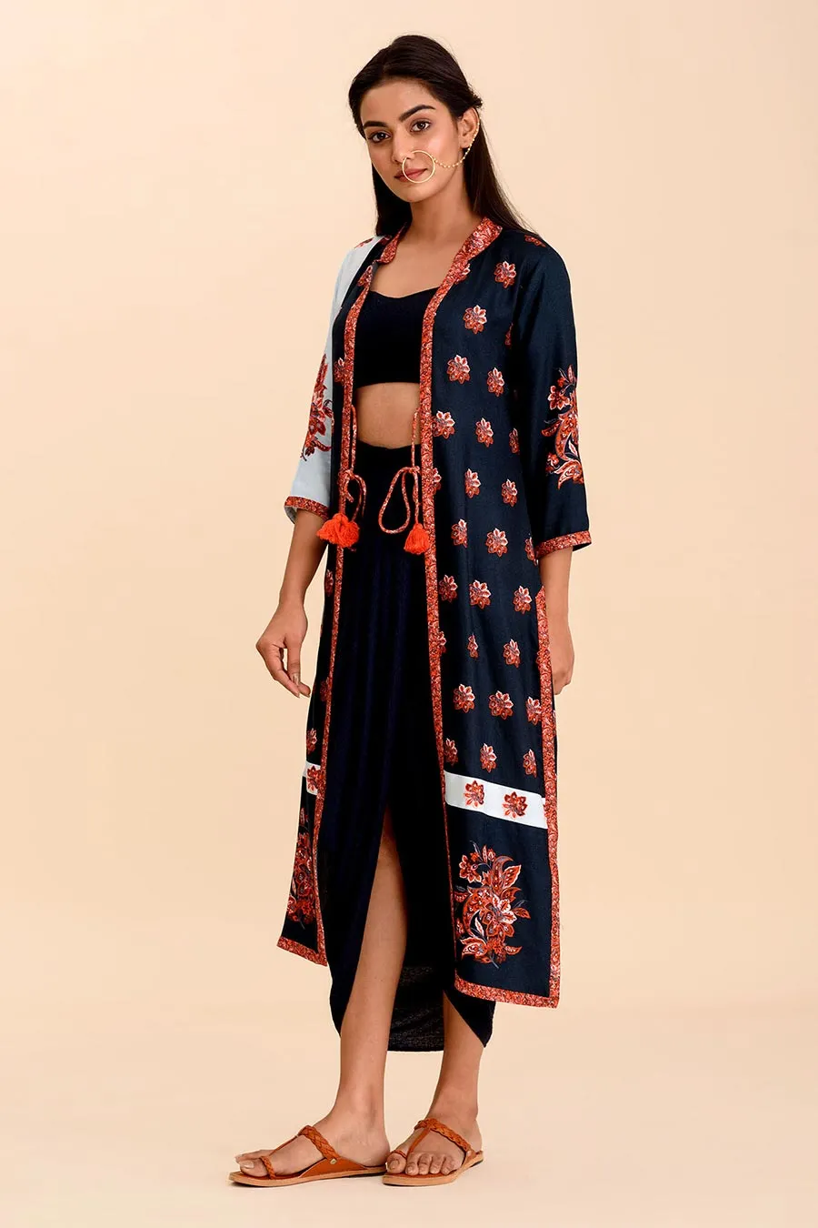 MALA - Printed Co-Ord Set with Jacket (Set of 3)