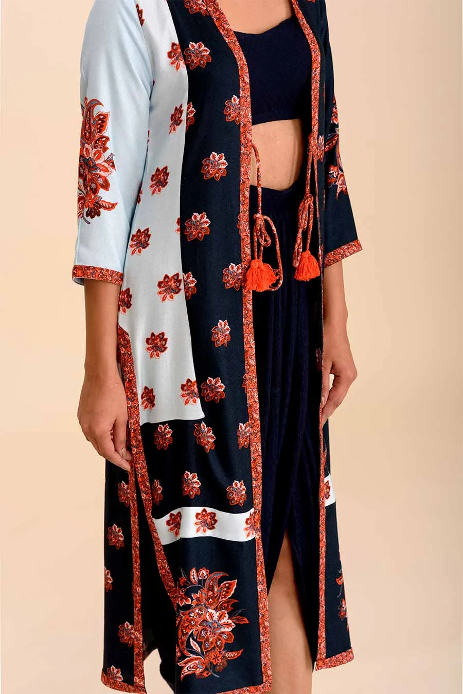 MALA - Printed Co-Ord Set with Jacket (Set of 3)