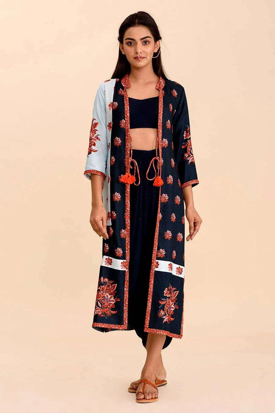 MALA - Printed Co-Ord Set with Jacket (Set of 3)