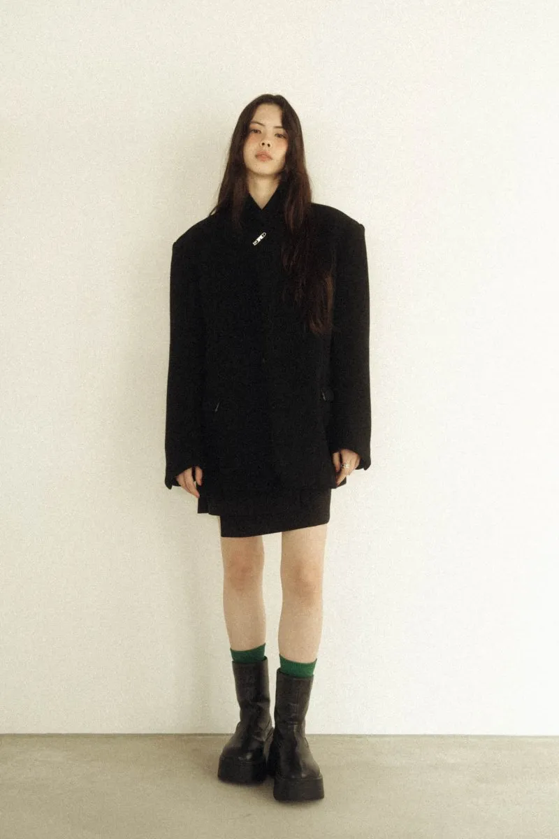metal logo glliter socks/3color