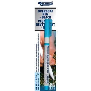 Mg Chemicals 419D-P-BK Black Overcoat Pen