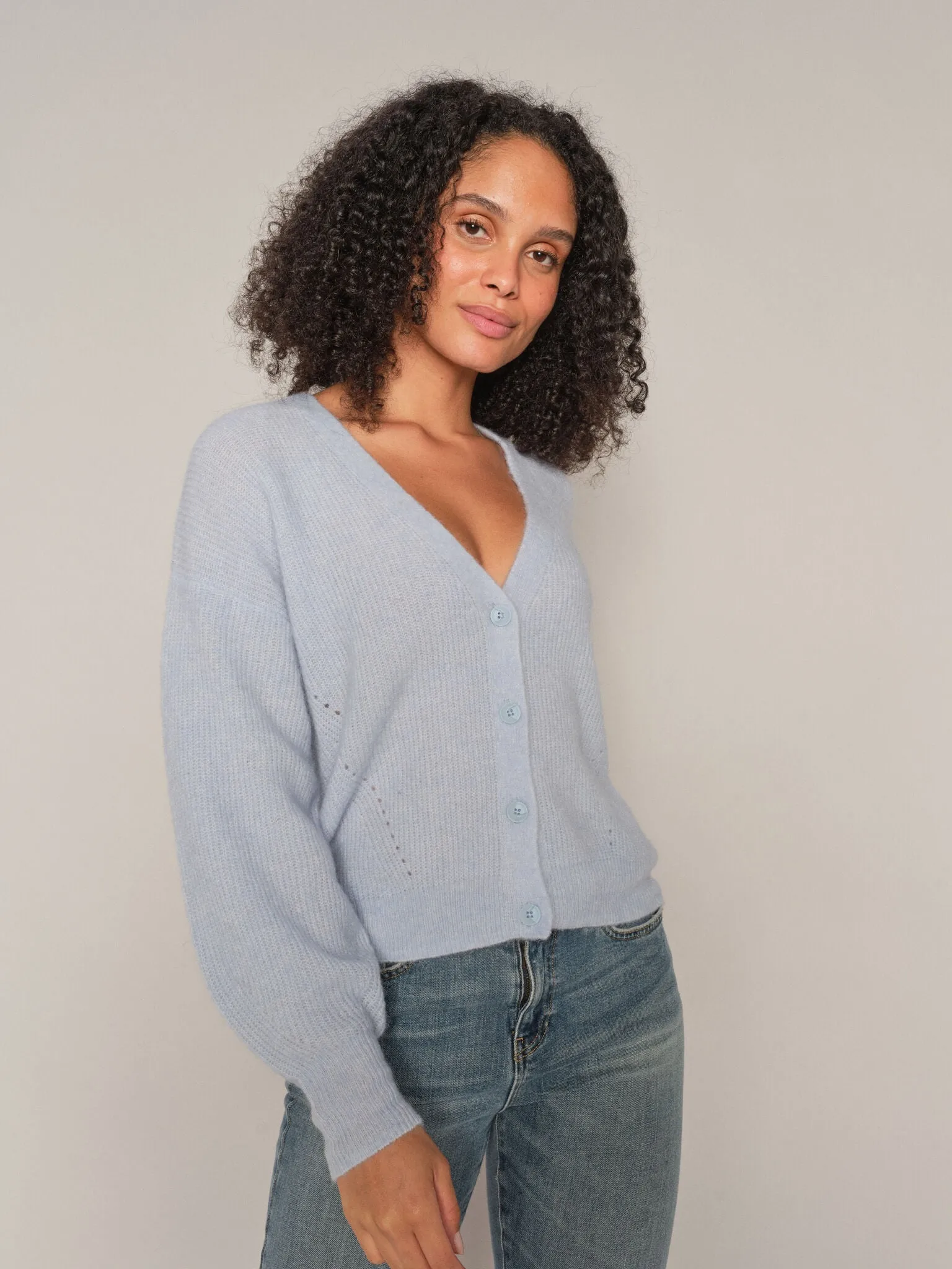 MMThora V-Neck Knit Cardigan