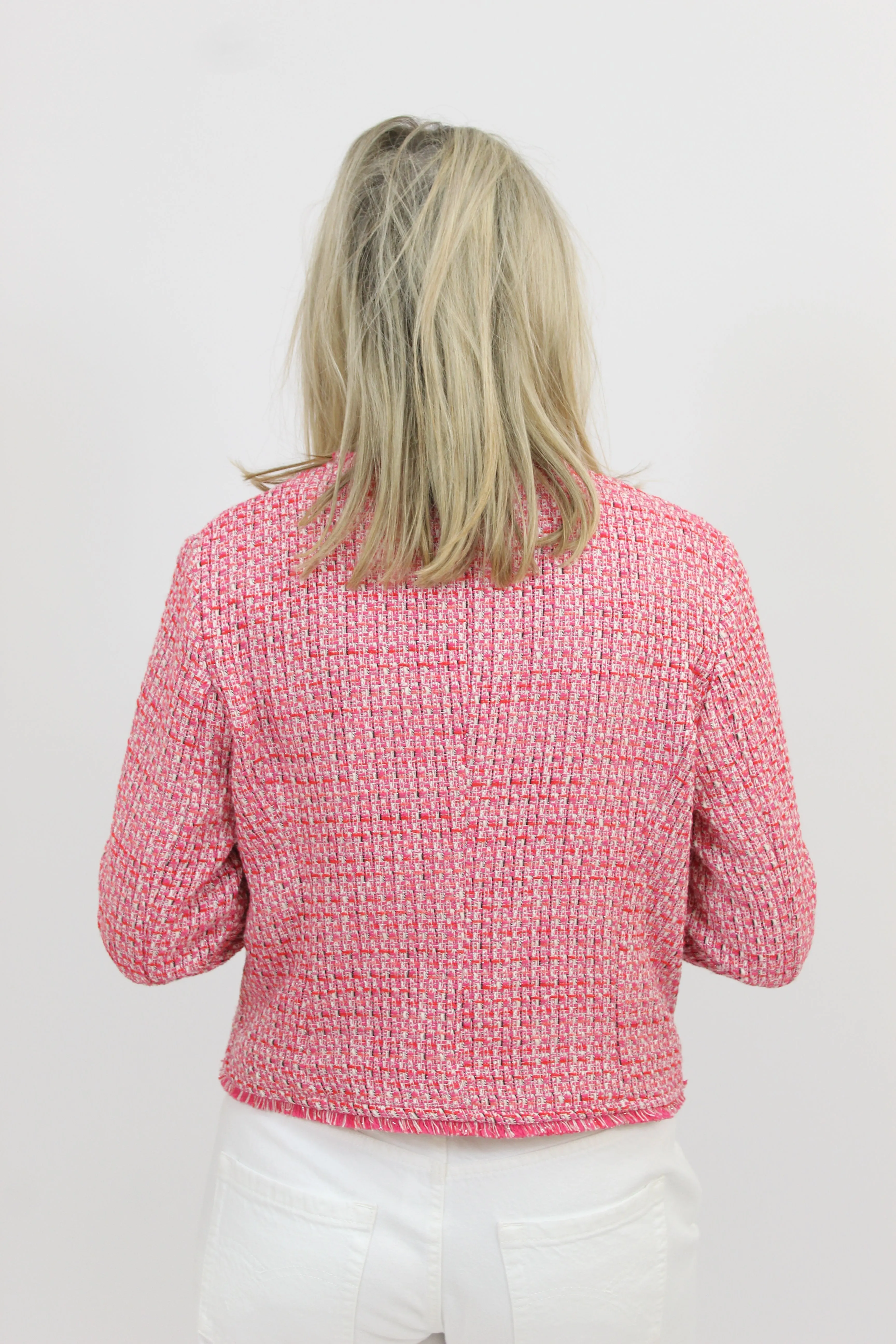 PENNY BLACK Pink Tweed Jacket