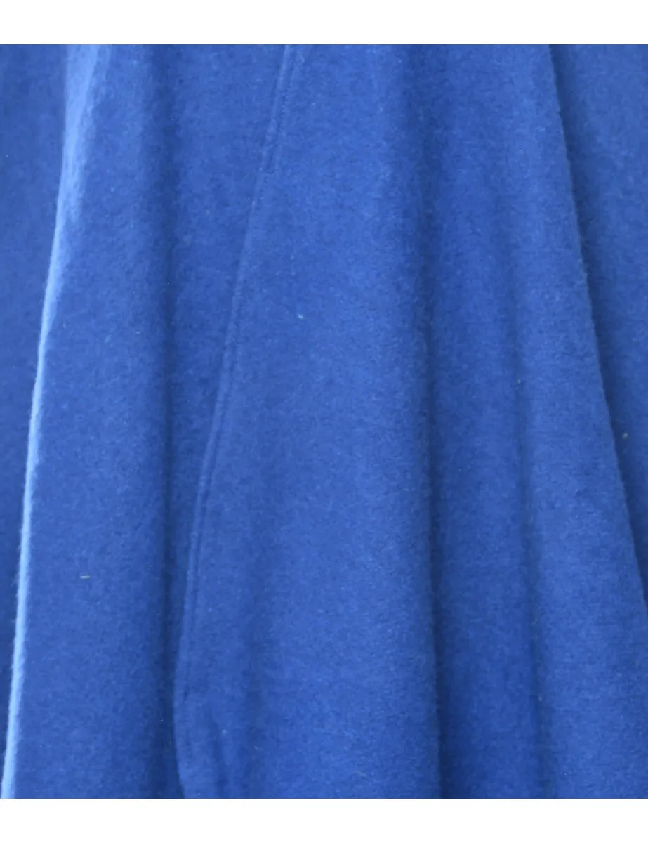 Plain Blue Cape - L