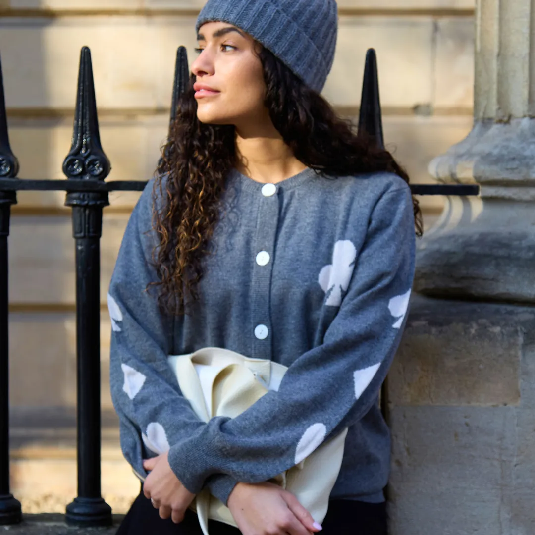 Poker Cashmere Blend Cardigan