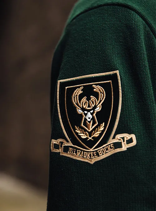 Pro Standard Collegiate Icon Milwaukee Bucks Knit Cardigan