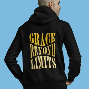 "Infinite Grace" Hoodie - Black/Gold