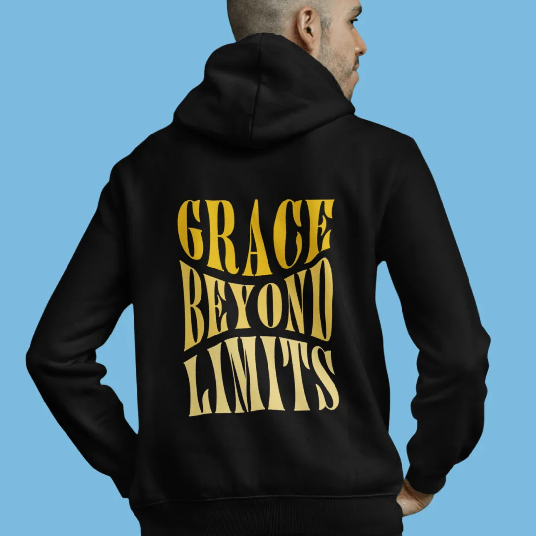 "Infinite Grace" Hoodie - Black/Gold