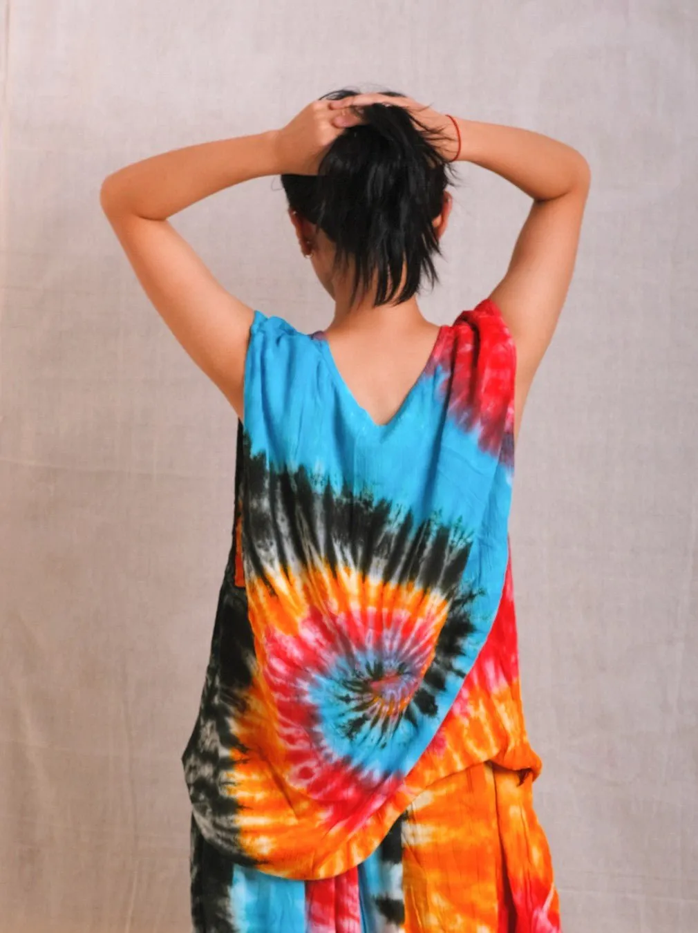 Rainbow Tie-dye Vest
