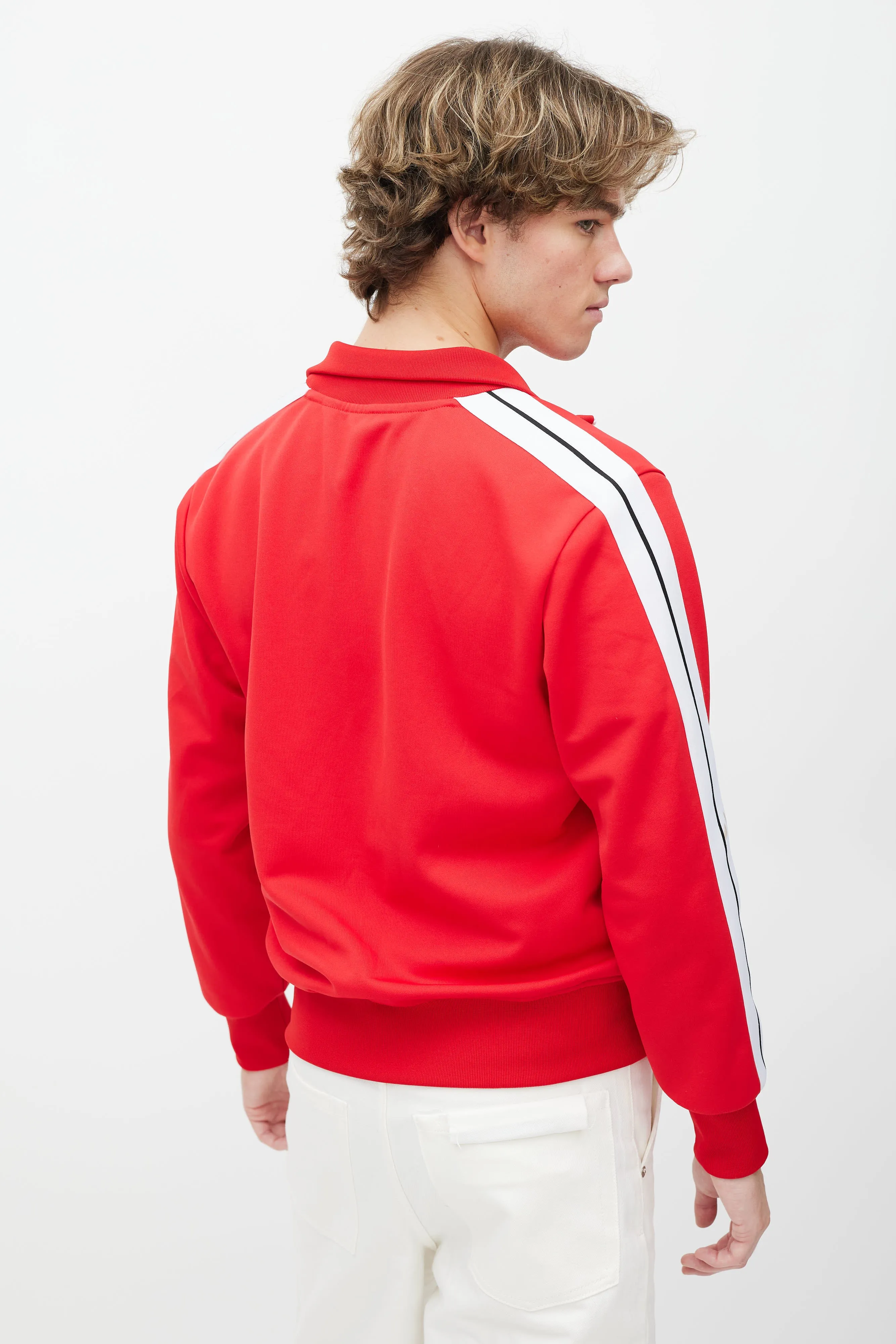 Red & White Track Jacket